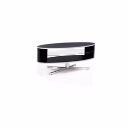 MDA Designs Orbit 1100BB Gloss Black TV Stand with Gloss Black Elliptic Sides for Flat Screen TVs up to 55 - Additional view 5