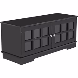 MDA Designs Hamilton Black Freestanding Traditional TV Cabinet with Storage Elegant Classic Design for Flat Screen TVs up to 55" - Additional view 4