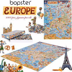 ak tronic Software & Services 92861 puzzle Contour puzzle 1000 pc(s) Maps