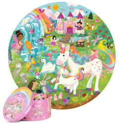 150 Piece Round Jigsaw Puzzle - Unicorn