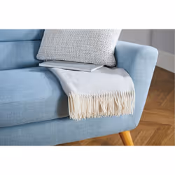 2 Seater Sofa Blue Birlea Lambeth Duck Egg Medium Settee Scandinavian Retro - Additional view 5
