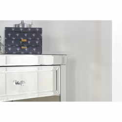 Mirrored Console Birlea Valencia 2 Drawer Bevelled Mirror Dressing Table