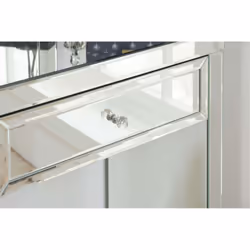 Mirrored Console Birlea Valencia 2 Drawer Bevelled Mirror Dressing Table