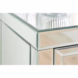 Mirrored Console Birlea Valencia 2 Drawer Bevelled Mirror Dressing Table - Additional view 4