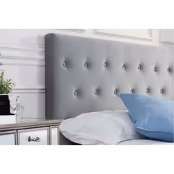 Double Ottoman Bed Frame Cologne Storage Fabric 135cm 4FT6 Grey