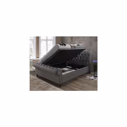 Charlton Double Side Lift Ottoman - Grey