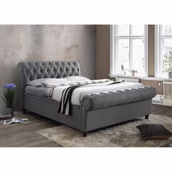 Charlton Double Side Lift Ottoman - Grey
