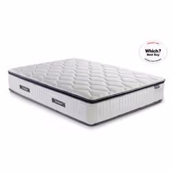 Double Mattress Memory Foam Sleep Soul Bliss 135cm 4FT6 Pillow Top Pocket Sprung