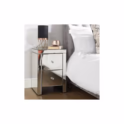 Birlea Seville 2 Drawer Bedside Cabinet