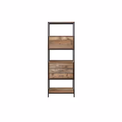 Industrial Shelving Unit Birlea Urban Chic 3 Drawer Bookcase Shelves Wood Metal