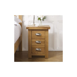 Woburn Small 3 Drawer Bedside Oak