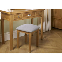 Oak Dressing table Stool Birlea Woburn Solid Wood Traditional