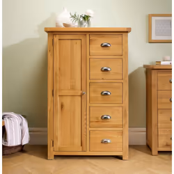Winona 1 Door 5 Drawer Wardrobe