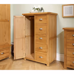 Winona 1 Door 5 Drawer Wardrobe - Additional view 4