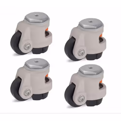 Set of 4 - Levelling Castor 45mm Wheel Blickle Castor 180kg Capacity HRIG-POA 45