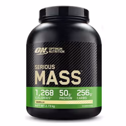 Optimum Nutrition Serious Mass, Powder, Vitamin A, Vitamin B12, Vitamin B6, Vitamin C, Vitamin D, Vitamin E, Vitamin K, Calci ...