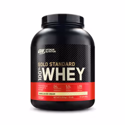 Optimum Nutrition Gold Standard 100% Whey, Powder, Whey protein concentrate, Whey protein isolate, Vanilla, whey protein blen ...