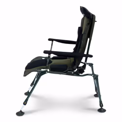Abode Carp Fishing Camping Folding Easy-Arm Long Leg Recliner Sport Chair