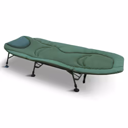 Abode 3D Comfort Air-Mesh Carp Fishing Camping 6 Leg Bedchair Bed