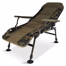 Abode Urban Camo Carp Fishing Camping Lazy Armchair Recliner Chair