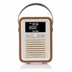 VQ Retro Mini â Walnut â DAB/DAB+ Digital & FM Radio with Bluetooth