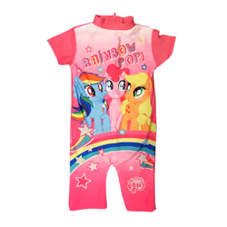 My Little Pony Character Girls Uv Protection Swimsuit Surf Suit Swimming Costume