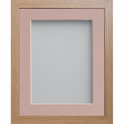 Frame Company Allington, Single picture frame, Foil, Glass, MDF, Beech, Pink, Table, Wall, 12.7 x 12.7 cm, Square