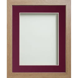 Frame Company Allington Single picture frame Beech, Bordeaux