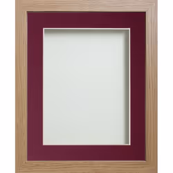 Frame Company Allington, Single picture frame, Foil, MDF, Plastic, Beech, Bordeaux, Wall, 38.1 x 25.4 cm, Rectangular
