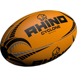 Rhino Cyclone Rugby Ball Fluo Orange Size 3-5 (2020) - 5