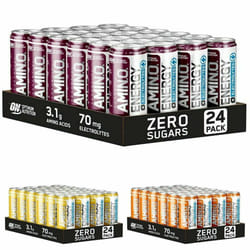 Optimum Nutrition Amino Energy Electrolytes 250ml - Orange, 6 x 250ml