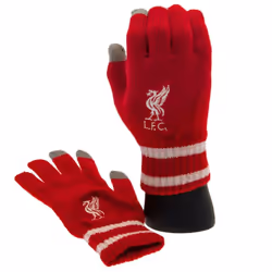 Liverpool FC Youths Touchscreen Knitted Gloves