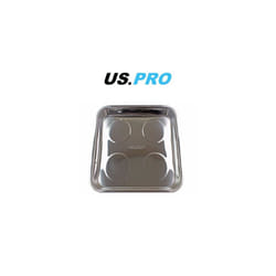 US PRO Jumbo Magnetic Stainless Steel Parts Tray 10.5 x 11.5" 6784