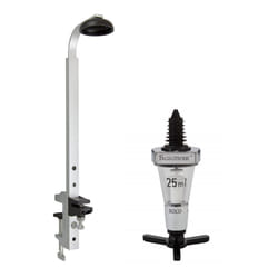 Beaumont 25ml Chrome Solo Bar Optic Spirit Measure & 70cl/1L Shelf Bracket