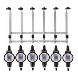 Beaumont 6 x 25ml Metrix SL Bar Optic Spirit Measure & 70cl/1L Wall Brackets