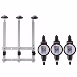 Beaumont 3 x 25ml Metrix SL Bar Optic Spirit Measure & 70cl/1L Wall Brackets