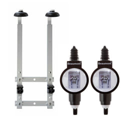 Beaumont 2 x 25ml Metrix SL Bar Optic Spirit Measure & 70cl/1L Wall Brackets