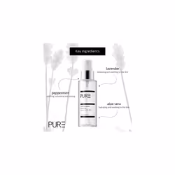 Refresh & Revive Face Spritz from PURE Spa Skincare 100ml - Vegan, Alcohol-Free, Peppermint Face Spray with Lavender and Aloe Vera