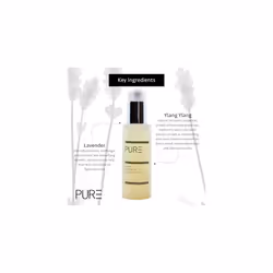 Unwind Massage Oil from PURE Spa Skincare 30ml or 100ml - Lavender and Ylang Ylang Aromatic Vegan Massage Oil for Anxiety and Sleep