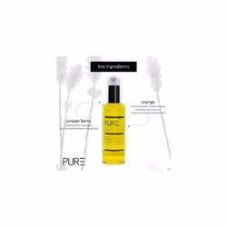Revive Massage Oil from PURE Spa Skincare 100ml - Juniper Berry and Orange Aromatic Vegan Massage Oil