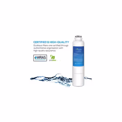 EcoAqua EFF-6027A Ice & Water Refrigerator Filter to fit Samsung DA29-00020B HAF-CIN/EXP HAFCIN DA97-08006A-B DA2900019A DA-97-08006B DA-97-08006B