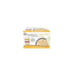 Applaws 100% Natural Wet Cat Food, Multipack Chicken Selection in Broth 156 g Tin (Pack of 12)