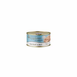 Natural Wet Cat Food, Tuna Fillet in Jelly 70 g Tin, (24 x 70 g Tins)