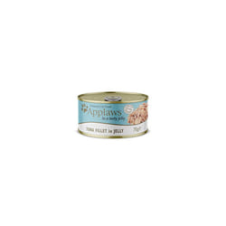 Natural Wet Cat Food, Tuna Fillet in Jelly 70 g Tin, (24 x 70 g Tins)