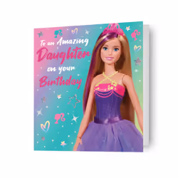 Barbie Fairy 'Amazing Daughter' Birthday Card