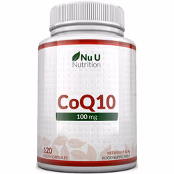 CoQ10 100mg - 120 Vegan Capsules of Coenzyme Q10-4 Month Supply - 100% Pure and Naturally Fermented Ubiquinone Coenzyme Suppl ...