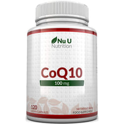 CoQ10 100mg - 120 Vegan Capsules of Coenzyme Q10-4 Month Supply - 100% Pure and Naturally Fermented Ubiquinone Coenzyme Supplement - Made in The UK by