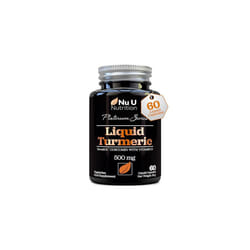 Turmeric Curcumin Capsules (Liquid) with Vitamin D | 185 More Bioavailability NovaSOL Curcumin | High Strength