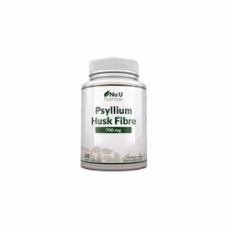 Psyllium Husk 1400mg 240 Vegan Capsules 700mg per Capsule Natural Prebiotic Fibre Supplement from Plantago Ovata Seeds Ispagh ...