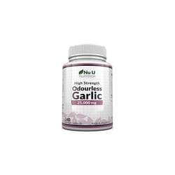 Garlic Capsules Odourless 25000mg 240 Softgel Capsules High Strength Garlic Supplement 8 Month Supply Deodourised Premium Garlic Oil Extract from